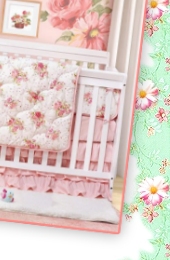 rose crib bedding Daisy Floral Nursery Butterfly Nursery Bedding  Princess Vintage Boho Shabby Chic Luxury Glam