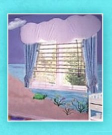 underwater nursery decorating cloud window ideas underwater mural ocean baby