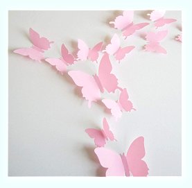 3D Butterfly Mural Stickers Wall Stickers NURSERY wall decorations