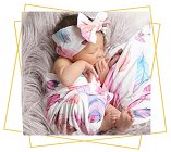 Baby Swaddle with Headband baby blankets baby clothing