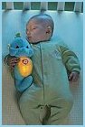 Ocean Wonders Soothe & Glow Seahorse is a wonderful nightime friend for baby. When he is cuddled, his belly gently glows and he plays over 5 minutes of music and ocean sounds. Perfectly sized for baby to hug, the Soothe & Glow seahorse baby nursery  decor