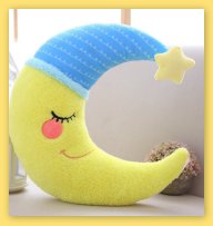 Star Moon Cloud Pillow  moon Pillow, Plush Toy moon pillow celestial bedroom decor