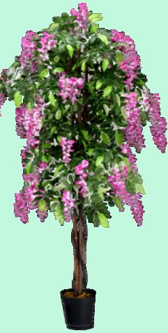 faux tree garden bedroom decorations faux flowers Wisteria Tree decorations 