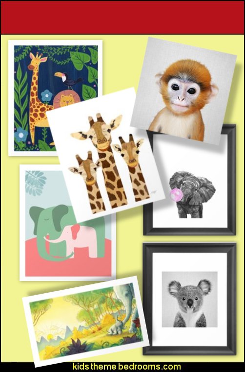 baby jungle animals posters baby jungle prints baby jungle wall decals